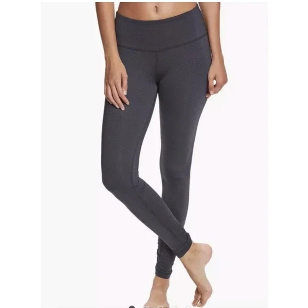 Prana Misty Yoga Leggings Women's Black Gray Geo Size Medium